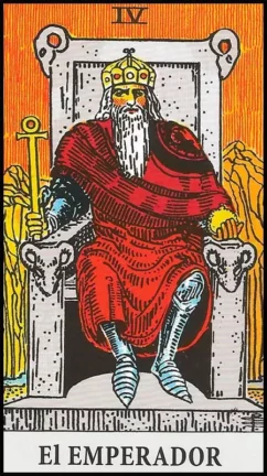 4 El Emperador Tarot