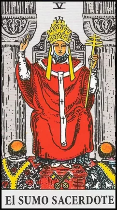 5 El Sumo Sacerdote Hierofante Tarot