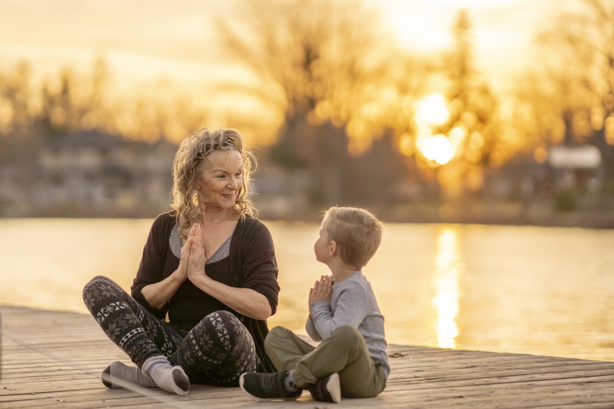 Meditating With Grandma