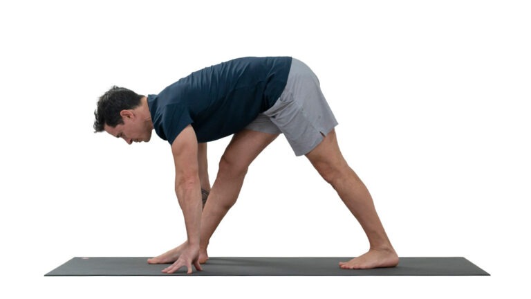 Yoga Pose: Revolved seated side angle | YogaClassPlan.com