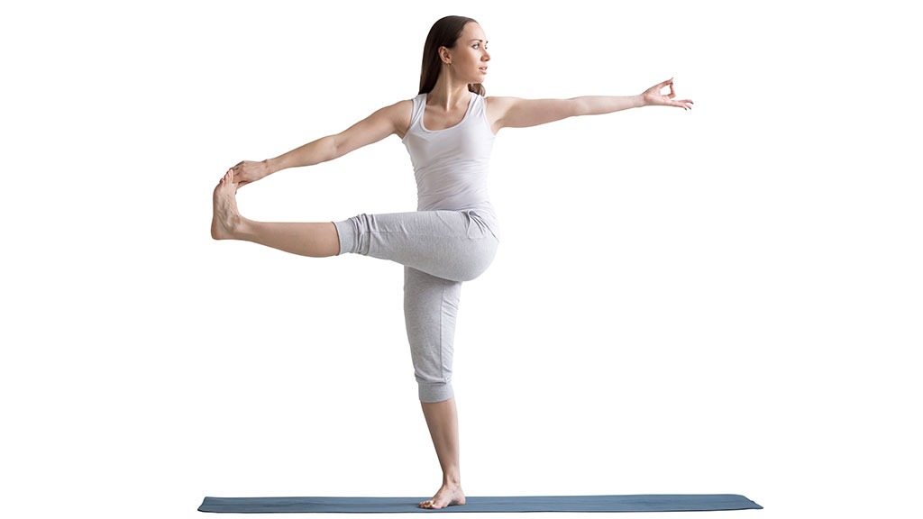 Yoga Pose: Revolved Standing Hand to Big Toe | Pocket Yoga