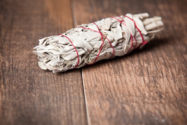 dried sage smudge stick
